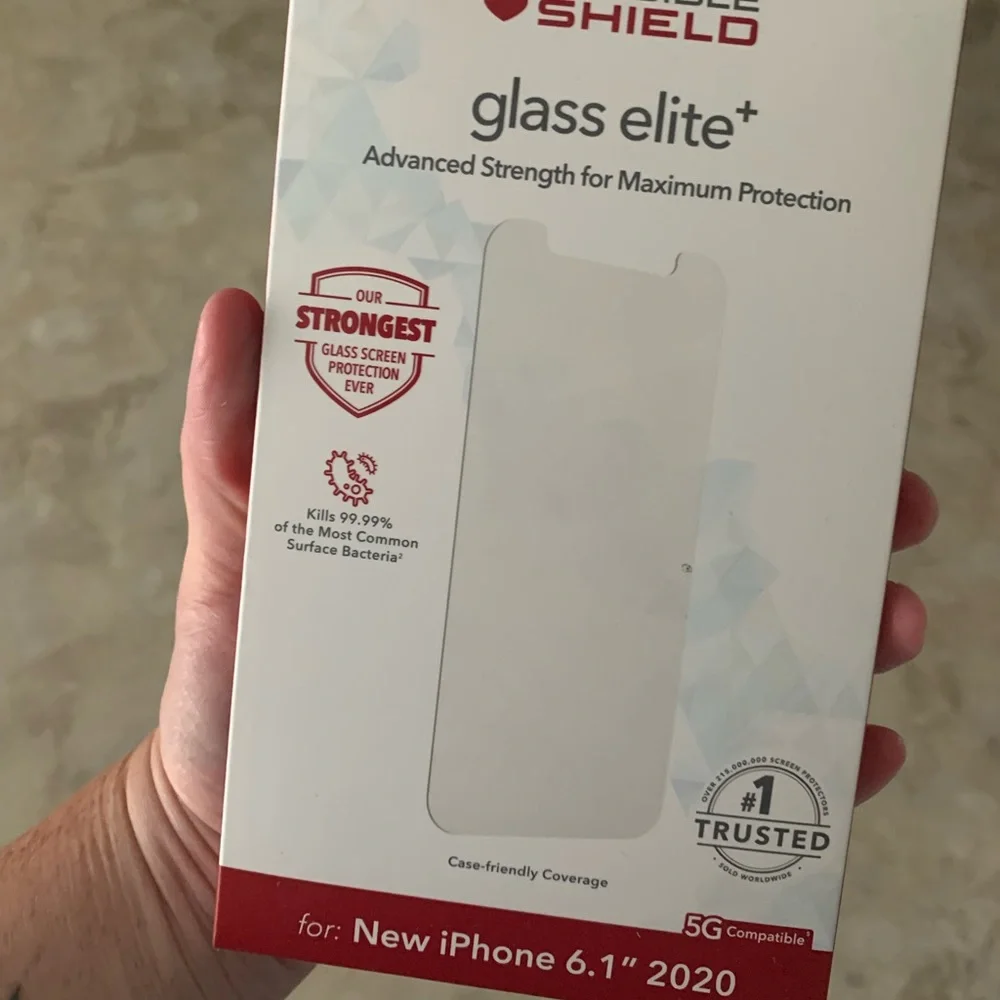 Invisible shield, iPhone 11/XR, glass screen protector